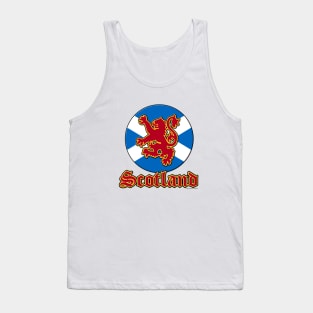 Scotland Lion & Saltire Tank Top